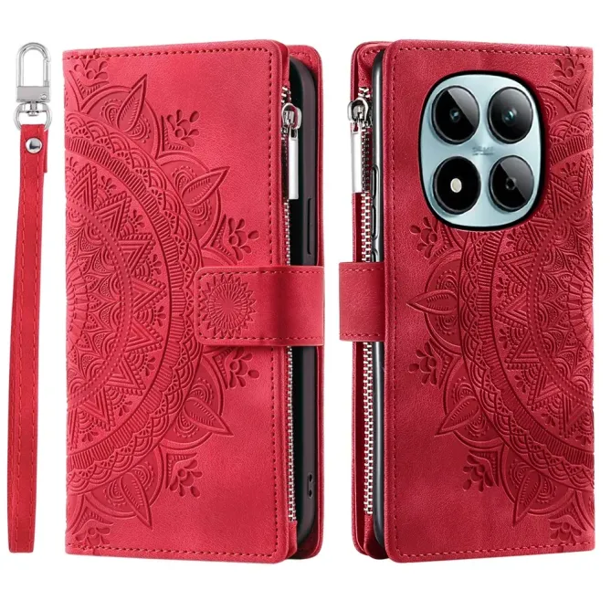 Housse Xiaomi Redmi Note 15 Pro 4G Mandala aux Multiples Compartiments