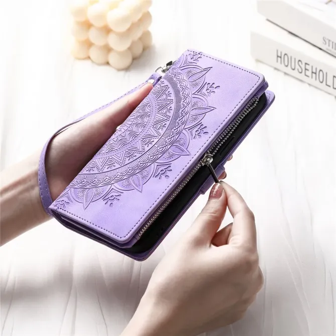Housse Xiaomi Redmi Note 15 Pro 4G Mandala aux Multiples Compartiments
