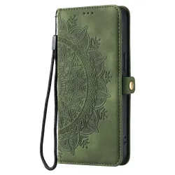 Housse Xiaomi Redmi Note 15 Pro 4G Mandala Rétro avec Dragonne
