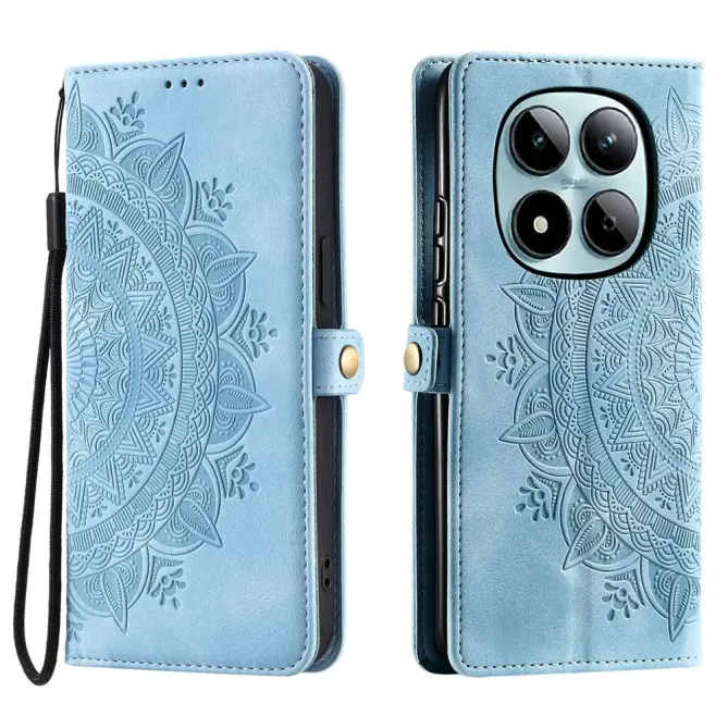 Housse Xiaomi Redmi Note 15 Pro 4G Mandala Rétro avec Dragonne