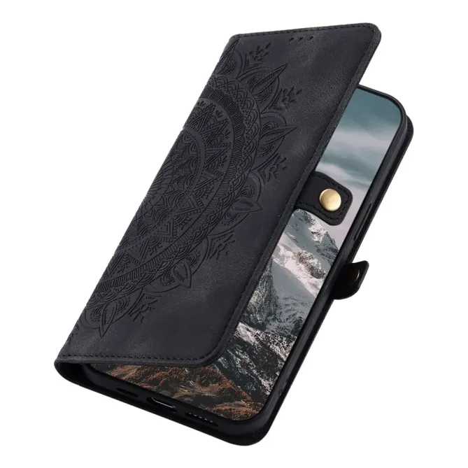 Housse Xiaomi Redmi Note 15 Pro 4G Mandala Rétro avec Dragonne