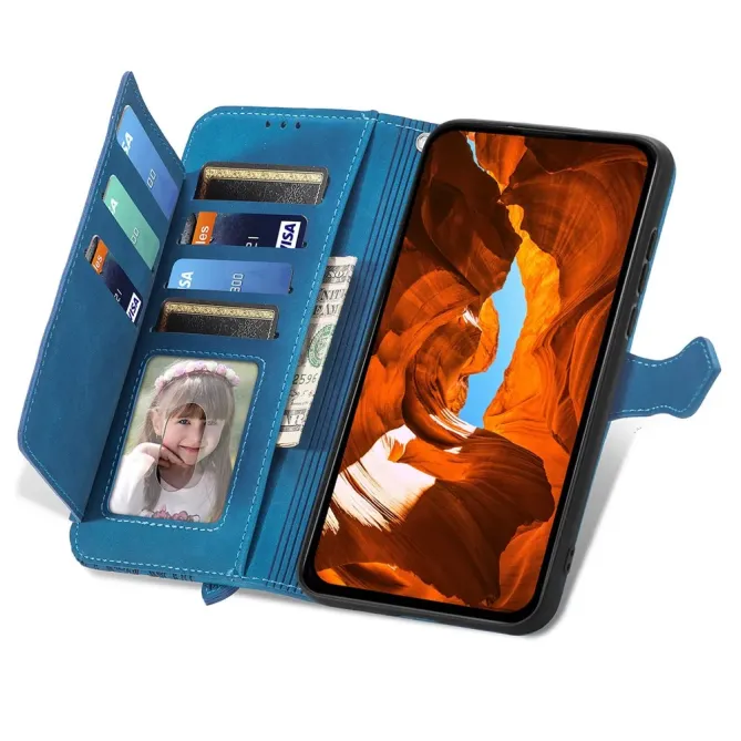 Housse Xiaomi Redmi Note 15 Pro 4G Fleurs avec Dragonne et Porte-Carte