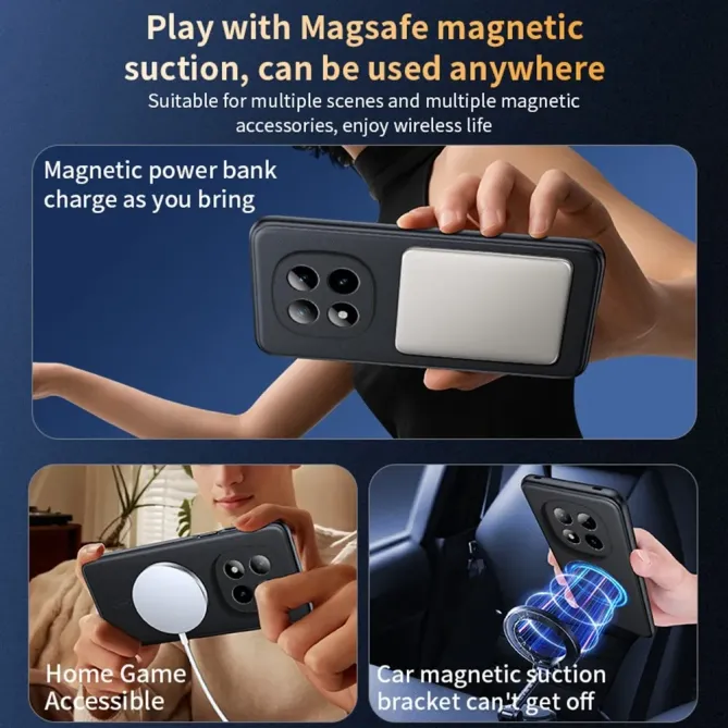 Coque Xiaomi Redmi Note 15 Pro 4G cuir magnétique