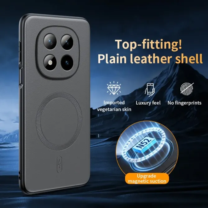 Coque Xiaomi Redmi Note 15 Pro 4G cuir magnétique