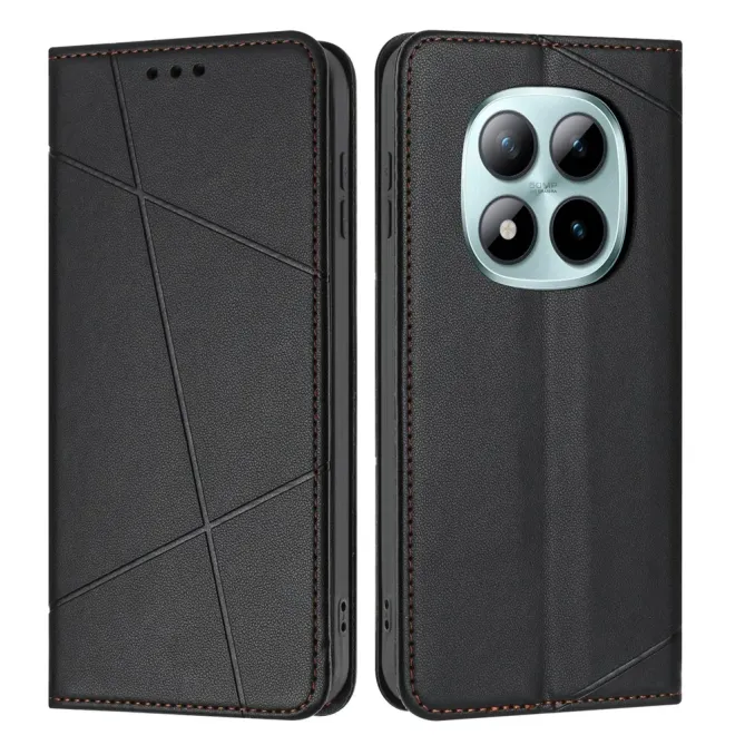 Housse Xiaomi Redmi Note 15 Pro 4G Lignes Embossées Support Dragonne