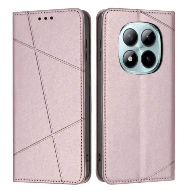Housse Xiaomi Redmi Note 15 Pro 4G Lignes Embossées Support Dragonne