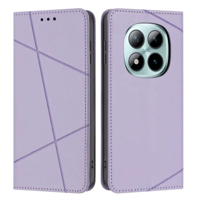 Housse Xiaomi Redmi Note 15 Pro 4G Lignes Embossées Support Dragonne