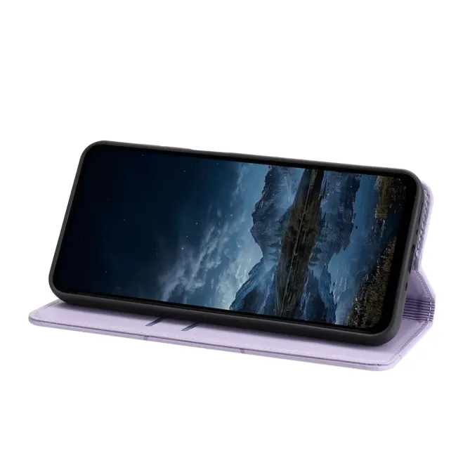Housse Xiaomi Redmi Note 15 Pro 4G Lignes Embossées Support Dragonne