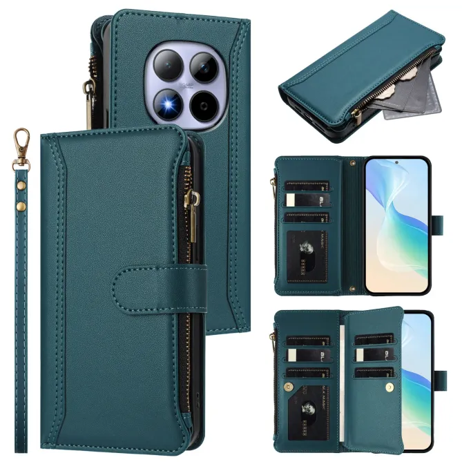 Housse Xiaomi Redmi Note 15 Pro 4G Portefeuille 9 Cartes et Zip