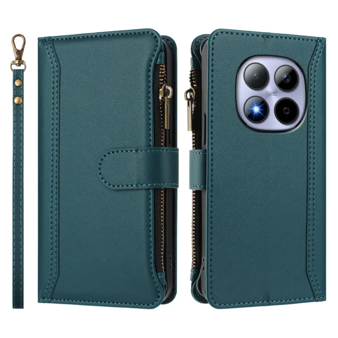 Housse Xiaomi Redmi Note 15 Pro 4G Portefeuille 9 Cartes et Zip