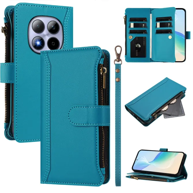 Housse Xiaomi Redmi Note 15 Pro 4G Portefeuille 9 Cartes et Zip