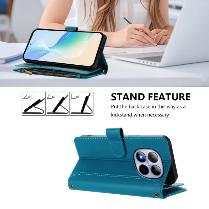 Housse Xiaomi Redmi Note 15 Pro 4G Portefeuille 9 Cartes et Zip