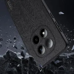 Coque Xiaomi Redmi Note 15 Pro 4G Texture Bois Atotam Noir - photo 10