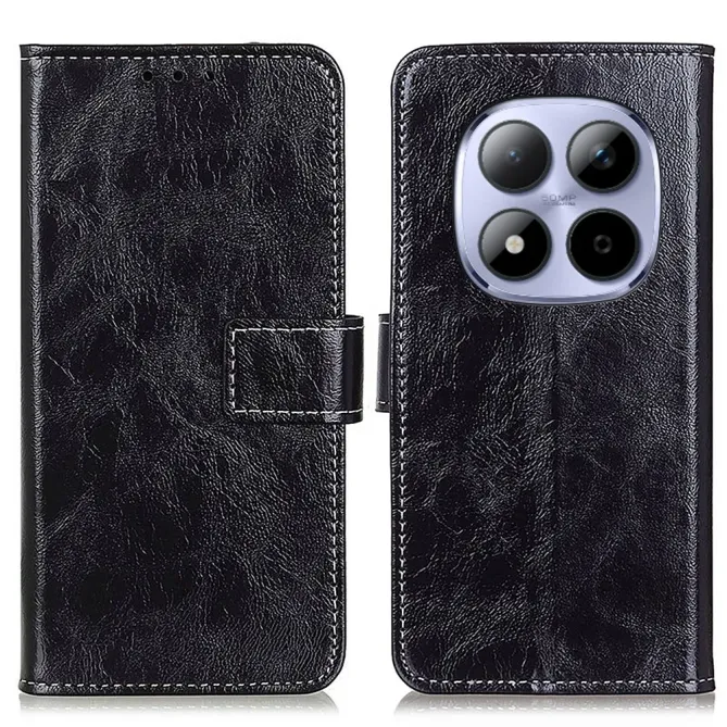 Housse Xiaomi Redmi Note 15 Pro 4G effet cuir luxueux coutures