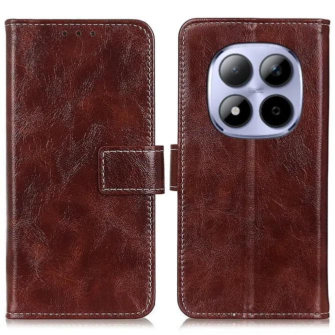 Housse Xiaomi Redmi Note 15 Pro 4G effet cuir luxueux coutures