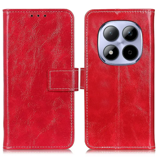 Housse Xiaomi Redmi Note 15 Pro 4G effet cuir luxueux coutures