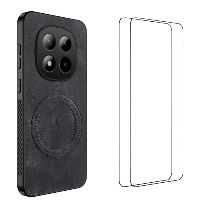 Coque Xiaomi Redmi Note 15 5G / Poco M8 5G Nappa avec 2 verre trempé