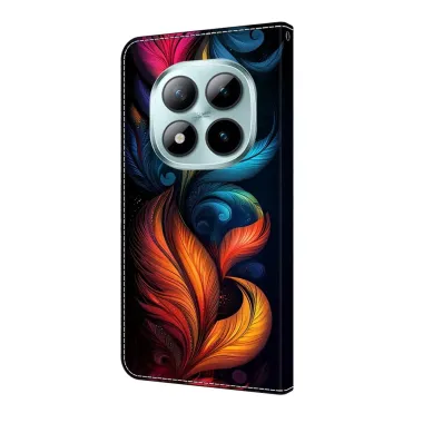Housse Xiaomi Redmi Note 15 5G / 4G / Poco M8 5G Motif Plumes Colorées