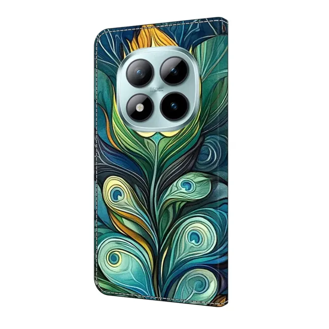 Housse Xiaomi Redmi Note 15 5G / 4G / Poco M8 5G Plumes Paon