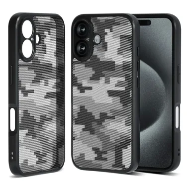 Coque iPhone 16 Plus Camouflage Pixel