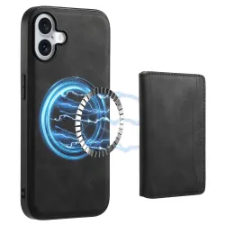 Coque iPhone 16 Plus Rétro avec Porte-Cartes | D13