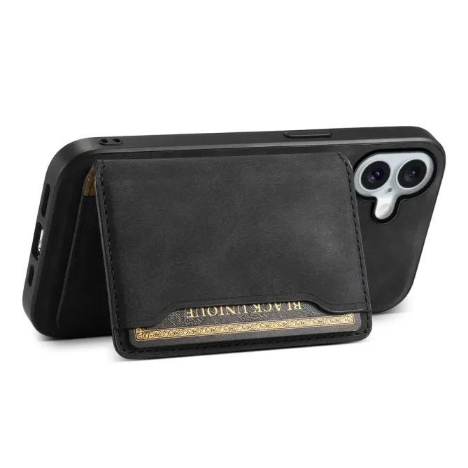 Coque iPhone 16 Plus Rétro avec Porte-Cartes | D13