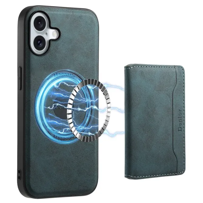 Coque iPhone 16 Plus Rétro avec Porte-Cartes | D13