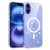 Coque iPhone 16 Plus MagSafe scintillante transparente | STARDUST