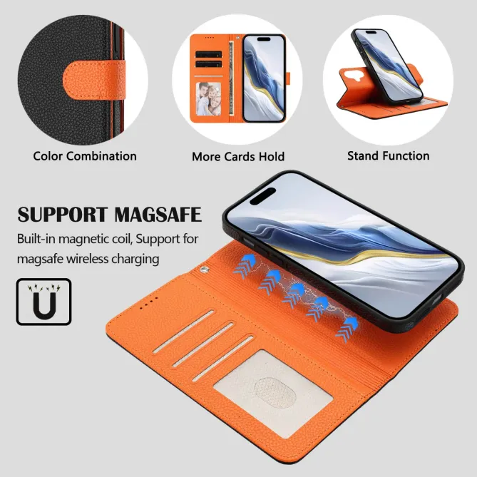 Housse iPhone 16 Plus avec coque détachable bicolore | HYBRID