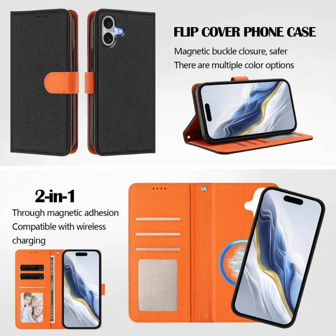 Housse iPhone 16 Plus avec coque détachable bicolore | HYBRID