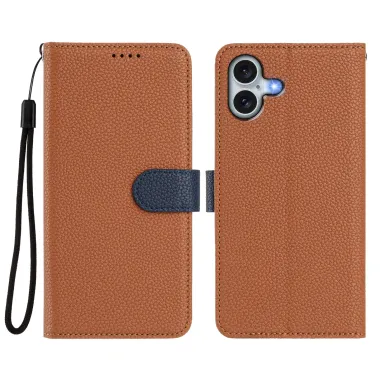 Housse iPhone 16 Plus avec coque détachable bicolore | HYBRID Marron - photo 20