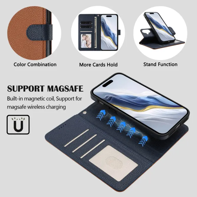 Housse iPhone 16 Plus avec coque détachable bicolore | HYBRID
