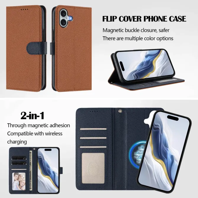 Housse iPhone 16 Plus avec coque détachable bicolore | HYBRID