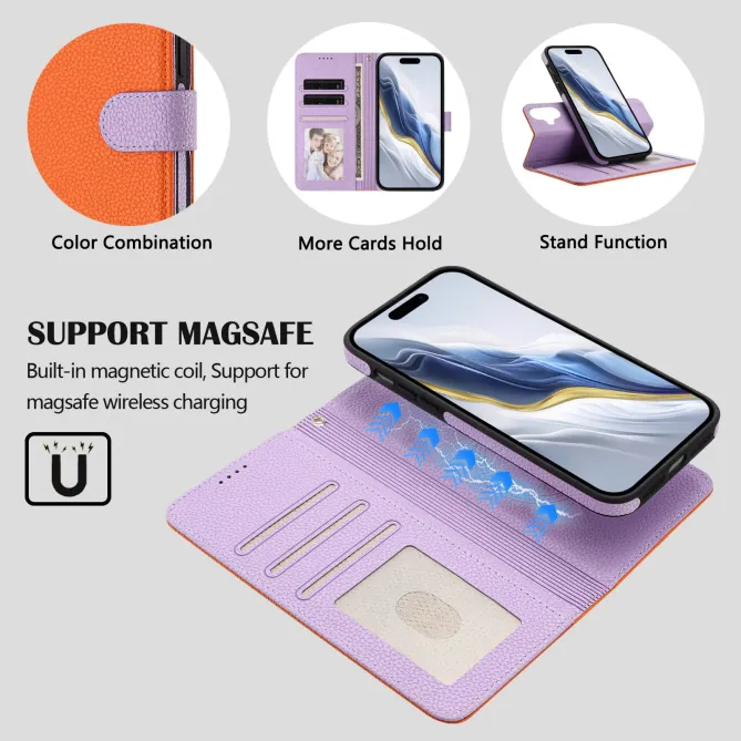 Housse iPhone 16 Plus avec coque détachable bicolore | HYBRID