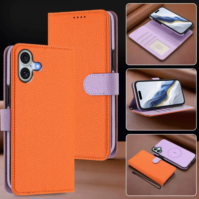 Housse iPhone 16 Plus avec coque détachable bicolore | HYBRID