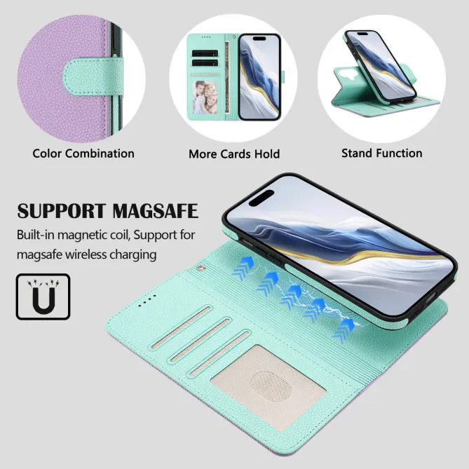 Housse iPhone 16 Plus avec coque détachable bicolore | HYBRID