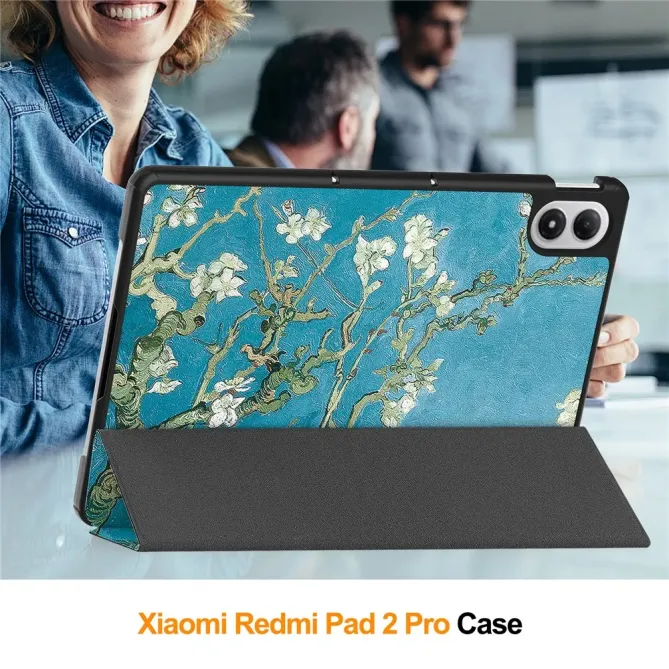 Housse Xiaomi Poco Pad M1 / Redmi Pad 2 Pro Amandier en fleurs