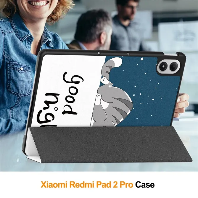 Housse Xiaomi Poco Pad M1 / Redmi Pad 2 Pro Chat Sommeil