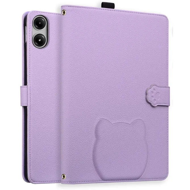 Housse Xiaomi Redmi Pad 2 Pro Motif Chat 3D | Patte de Velours