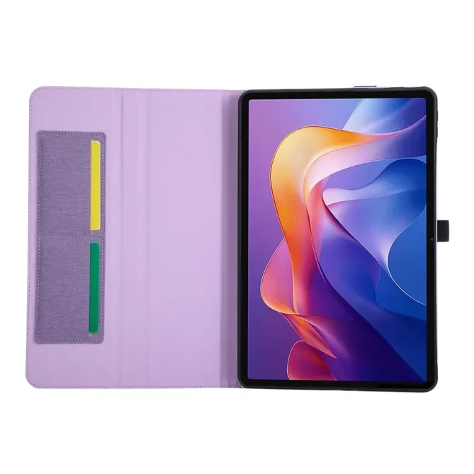 Housse Xiaomi Redmi Pad 2 Pro Texture Tissu avec Porte-stylet