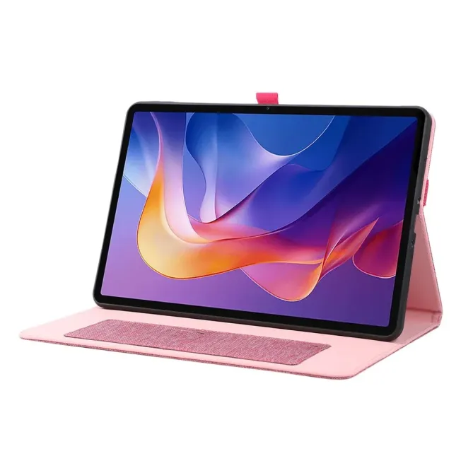 Housse Xiaomi Redmi Pad 2 Pro Texture Tissu avec Porte-stylet