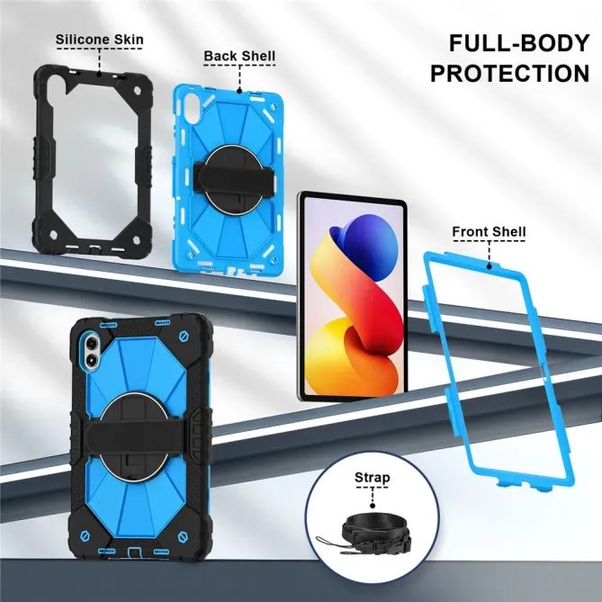 Coque Xiaomi Redmi Pad 2 Pro Antichoc avec Poignée et Bandoulière