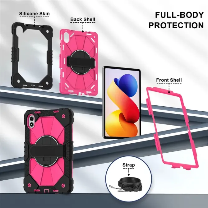 Coque Xiaomi Redmi Pad 2 Pro Antichoc avec Poignée et Bandoulière