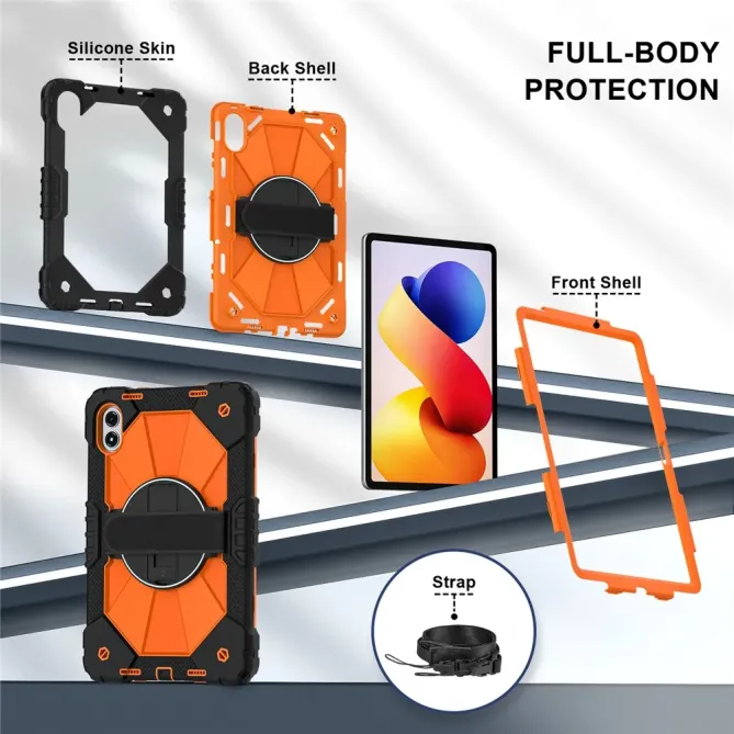 Coque Xiaomi Redmi Pad 2 Pro Antichoc avec Poignée et Bandoulière