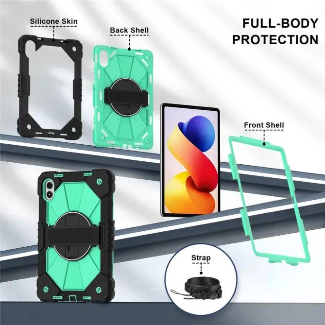 Coque Xiaomi Redmi Pad 2 Pro Antichoc avec Poignée et Bandoulière