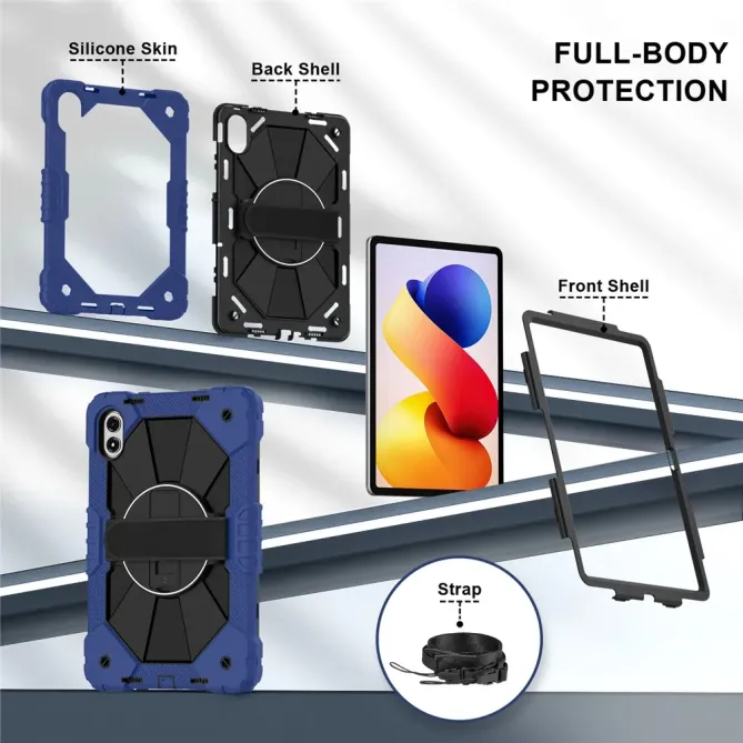 Coque Xiaomi Redmi Pad 2 Pro Antichoc avec Poignée et Bandoulière