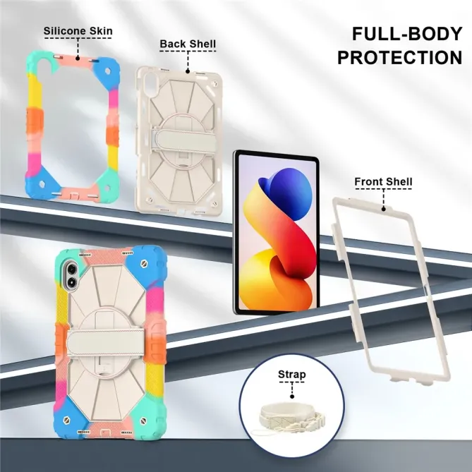 Coque Xiaomi Redmi Pad 2 Pro Antichoc avec Poignée et Bandoulière