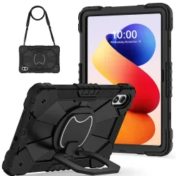 Coque Xiaomi Redmi Pad 2 Pro Renforcée avec Support Rotatif et Bandoul