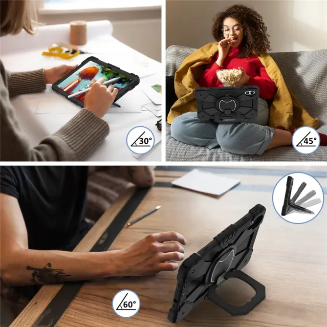 Coque Xiaomi Redmi Pad 2 Pro Renforcée avec Support Rotatif et Bandoul