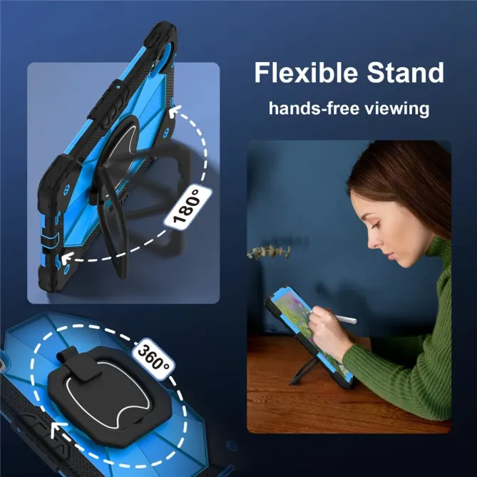 Coque Xiaomi Redmi Pad 2 Pro Renforcée avec Support Rotatif et Bandoul